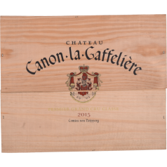 Château Canon La Gaffelière - Caisse Bois 3 Bouteilles