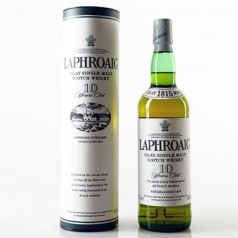 Whisky Laphroaig 10 ans Apéritif à base d alcool Whisky Ecossais Pure Malt Distillerie Laphroaig