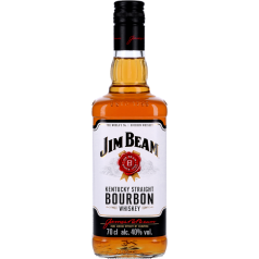 Bouteille Jim Beam White Label Bourbon Whiskey, Bouteille 70cl