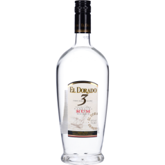 Bouteille El Dorado 3 ans Rum, Blanc, Bouteille 70cl, Distillerie Demerara