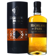 Whisky Highland Park 12 ans Apéritif à base d alcool Whisky Ecossais Pure Malt Distillerie Highland Park