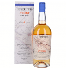 Bouteille Le Pertuis Whisky Pure Malt Ile de Ré 5 ans, Bouteille 70cl, Etui