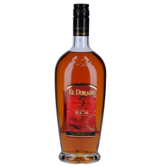 Bouteille El Dorado 5 ans Rum, Bouteille 70cl, Distillerie Demerara