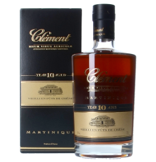 Rhum Clément Ambré Très Vieux 10 Ans Distillerie Clément